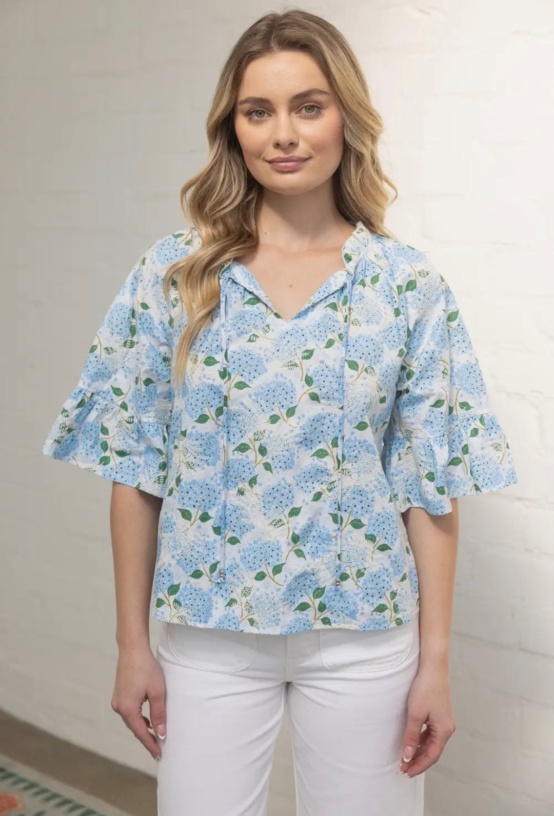 Blue Hydrangea Top