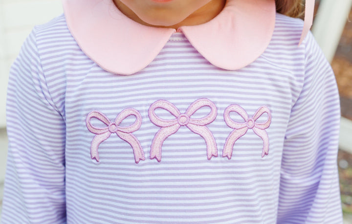 Sweet Bow Stripe Dress