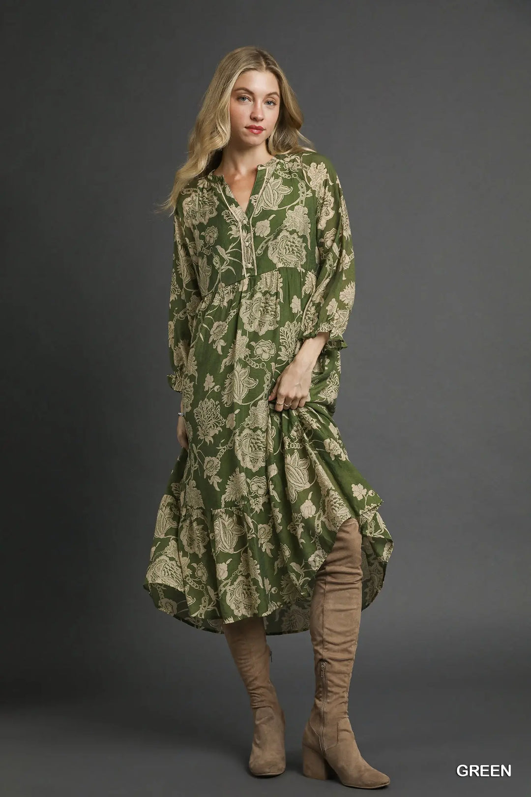 Willow Garden Midi Dress