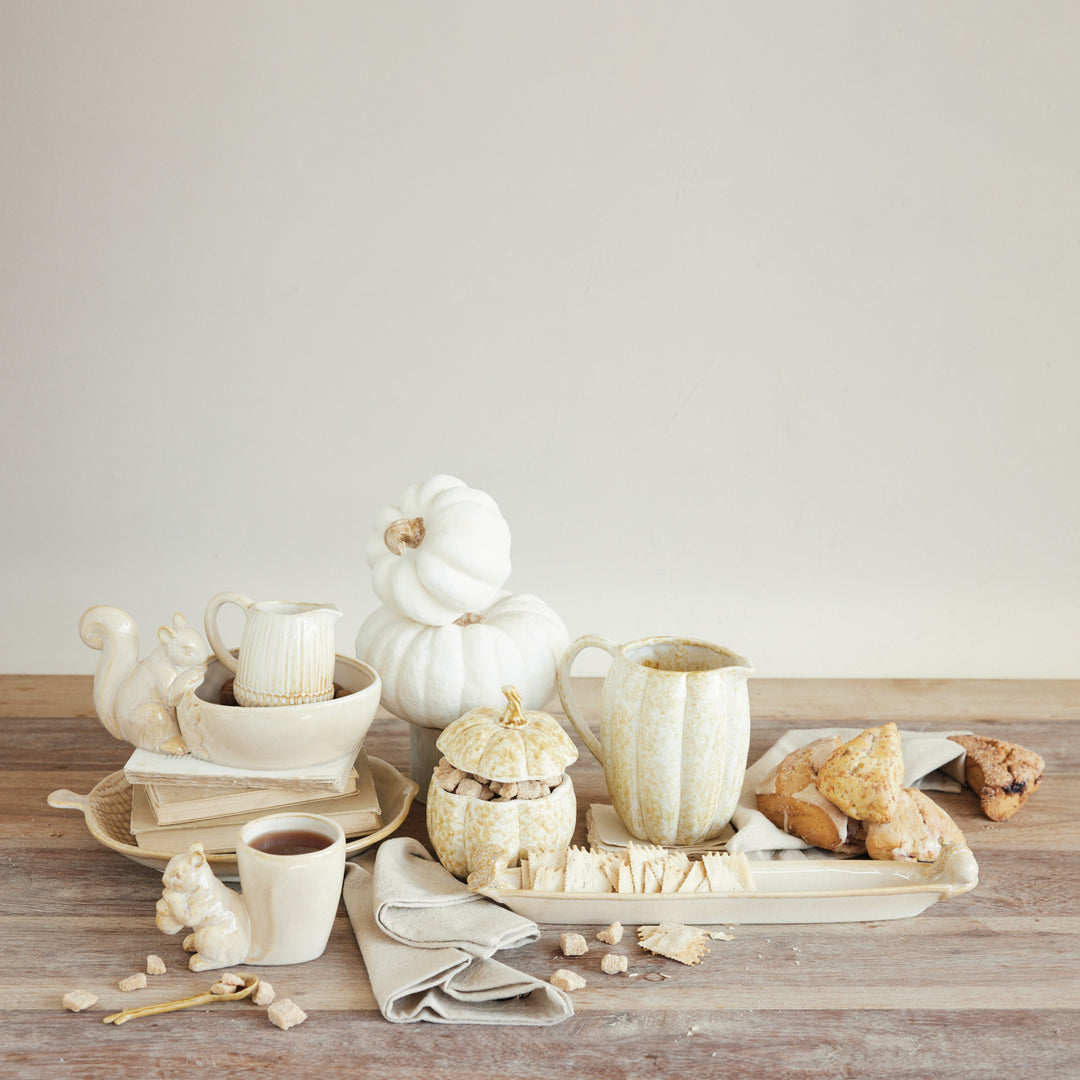 Harvest Acorn Stoneware Olive Dish