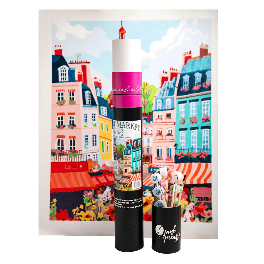 Flower Market Paint-by-Numbers Kit