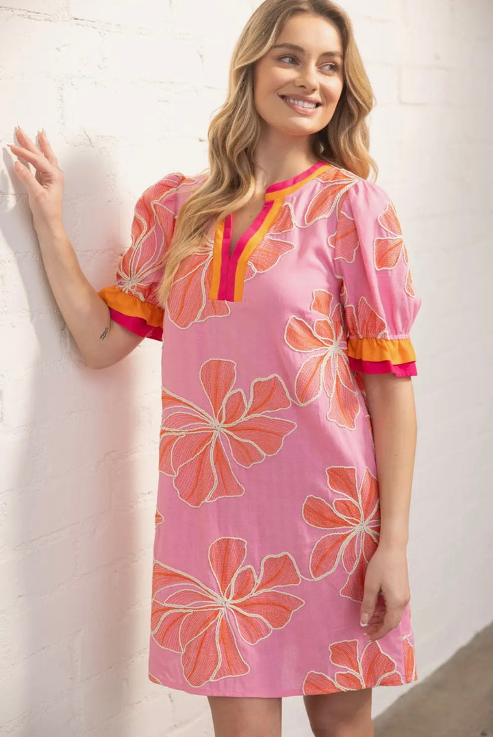 Pink Petal Pop Dress