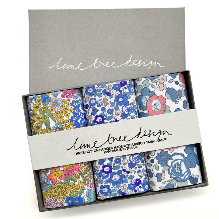 Liberty Floral Hankie Gift Set