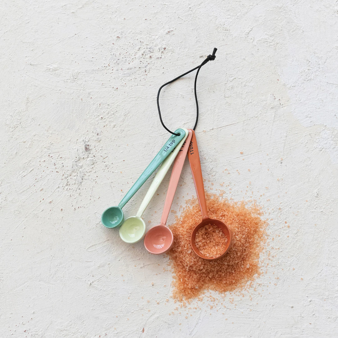 Enameled Measuring Spoons (Set of 4)