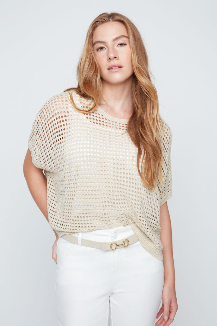 Sand Dune Open Knit Sweater