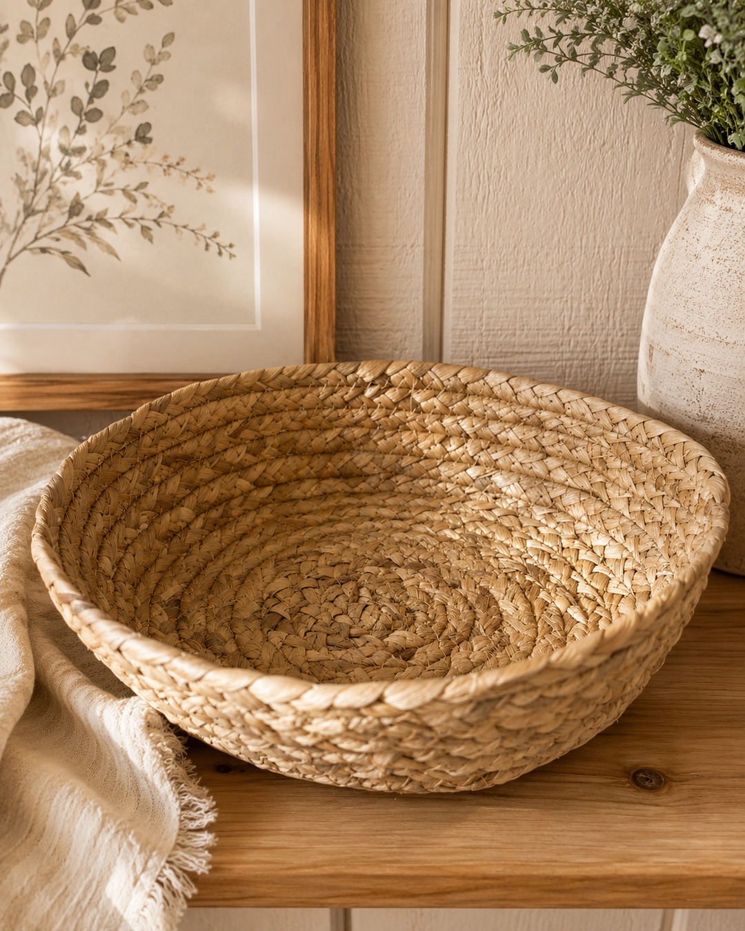 Woven Harvest Basket