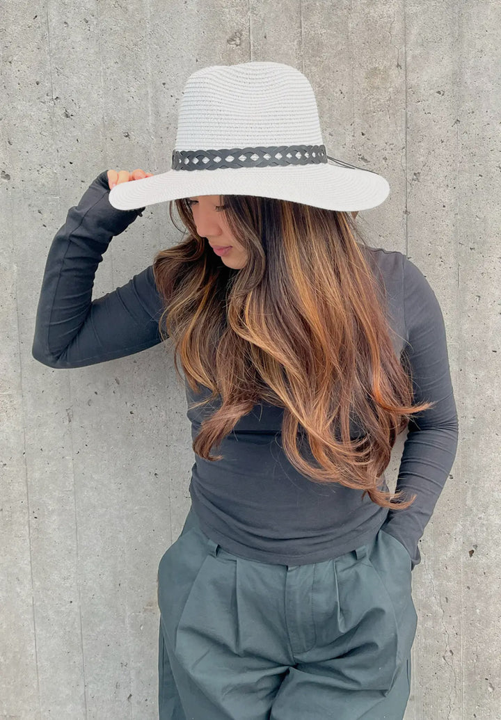 Mary Straw Fedora Hat