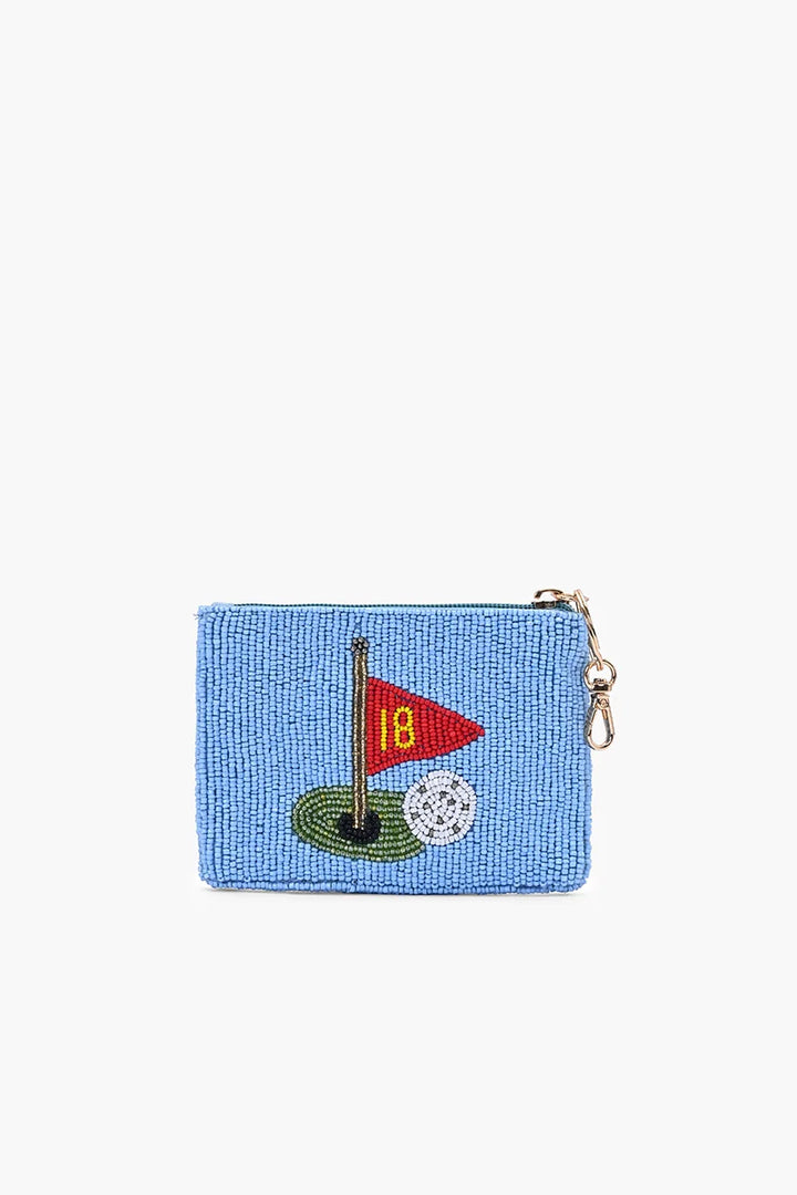 Talk Birdie to Me Beaded Coin Pouch