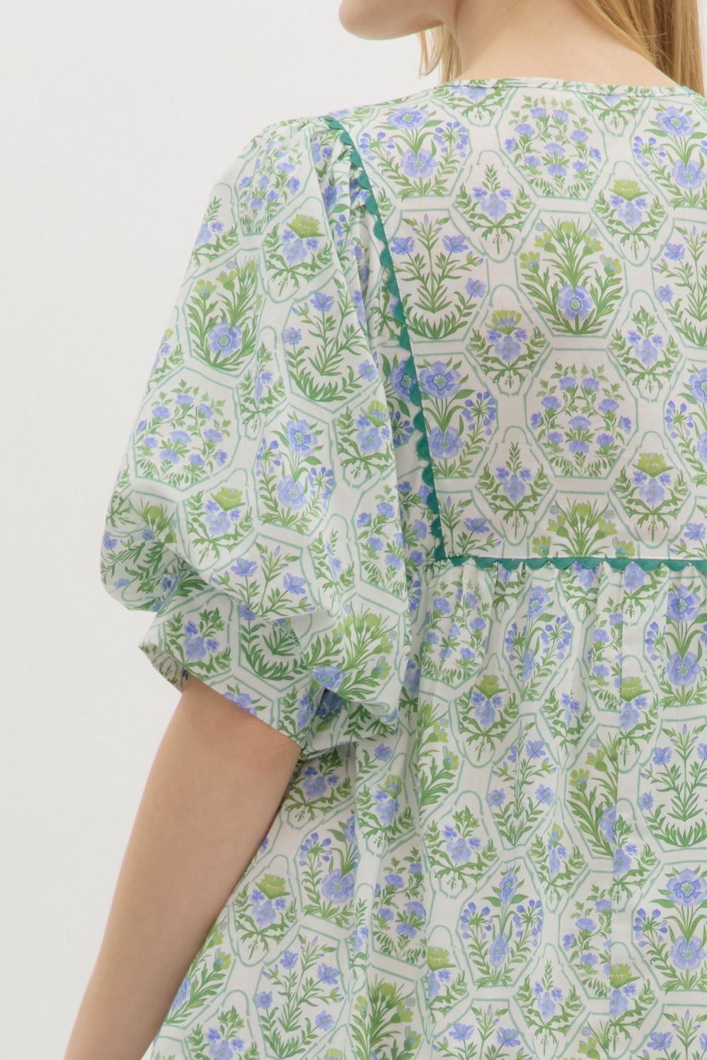 Floral Honeycomb Dress