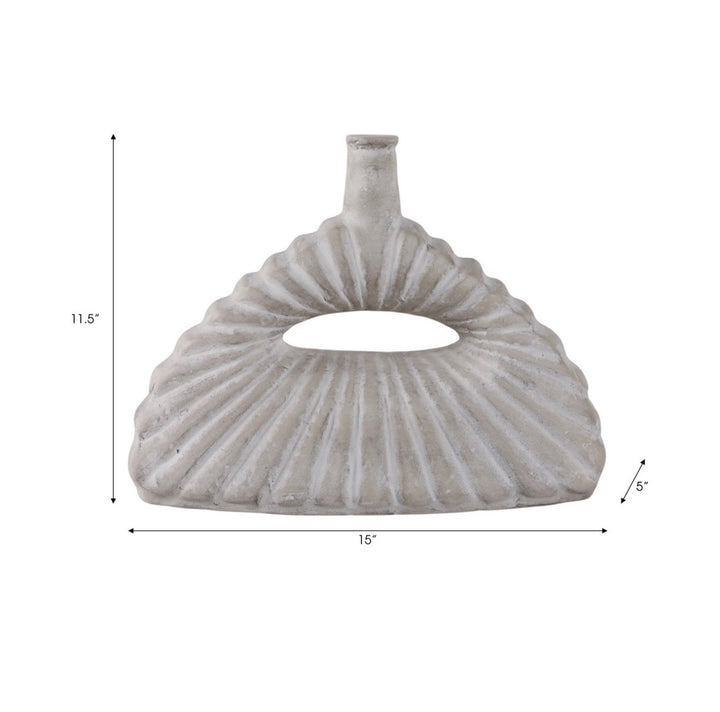 Selene Arch Stoneware Vase