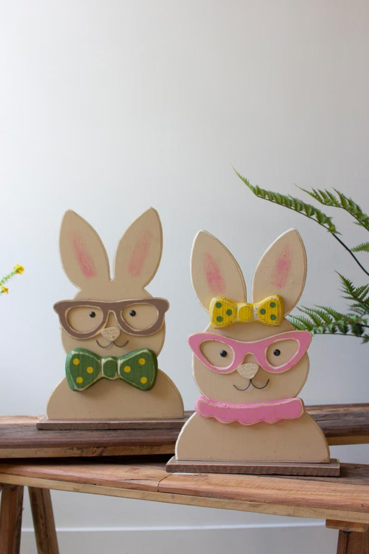 Bow Tie Bunny Duo
