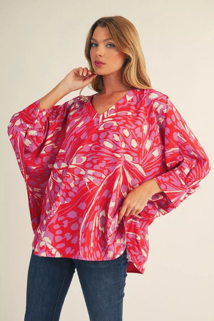 Radiant Swirl Dolman Top