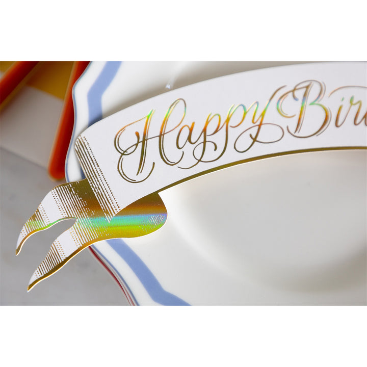 Happy Birthday Banner Table Accents