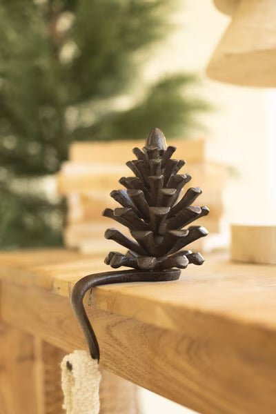 Woodland Pinecone Stocking Holder