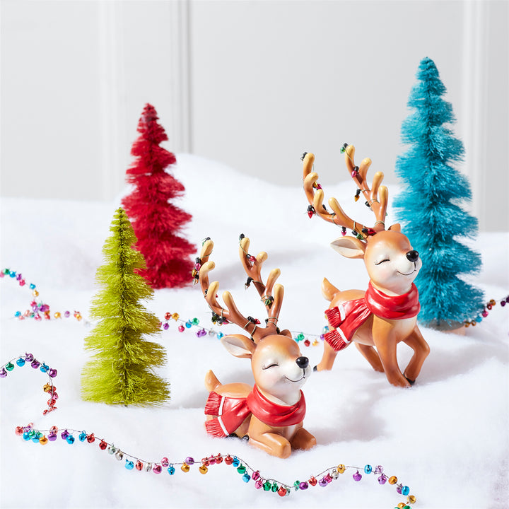 Merry & Bright Reindeer Figurines