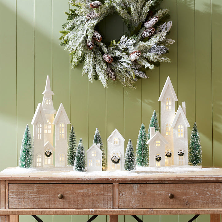 Winter Village Glow LED House Display — 20.5"