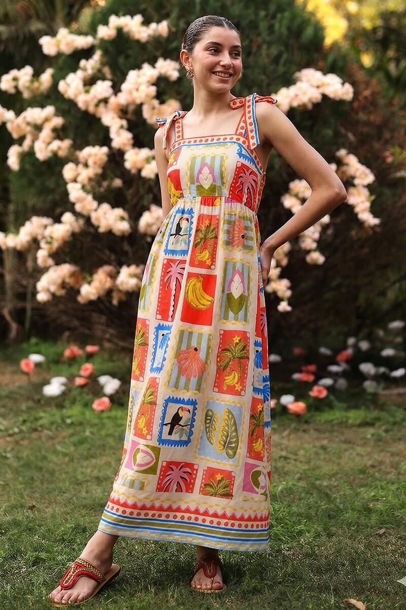 Tropic Postcard Maxi Dress