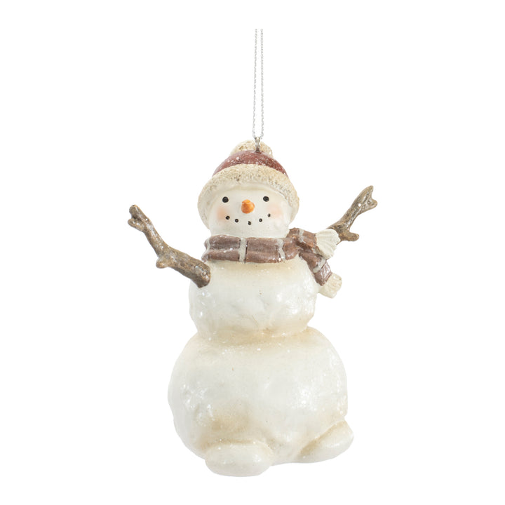 Snowy Day Friends Snowman Ornament — 3.75"