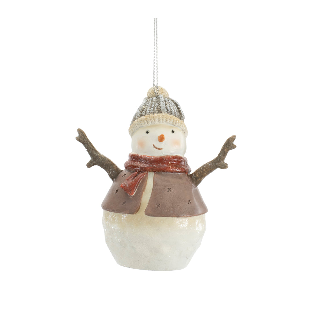 Snowy Day Friends Snowman Ornament — 3.75"