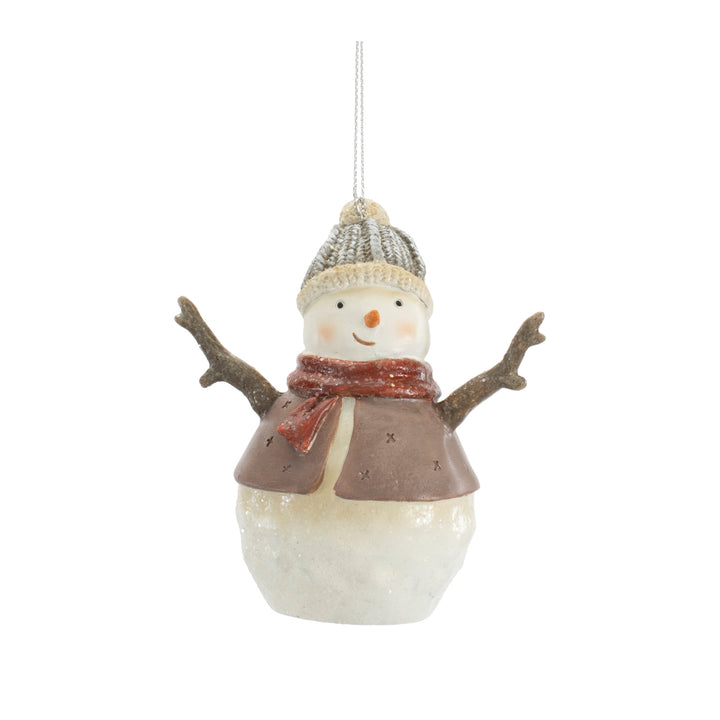 Snowy Day Friends Snowman Ornament — 3.75"