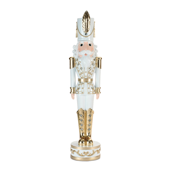 Royal Christmas White & Gold Soldier — 22"