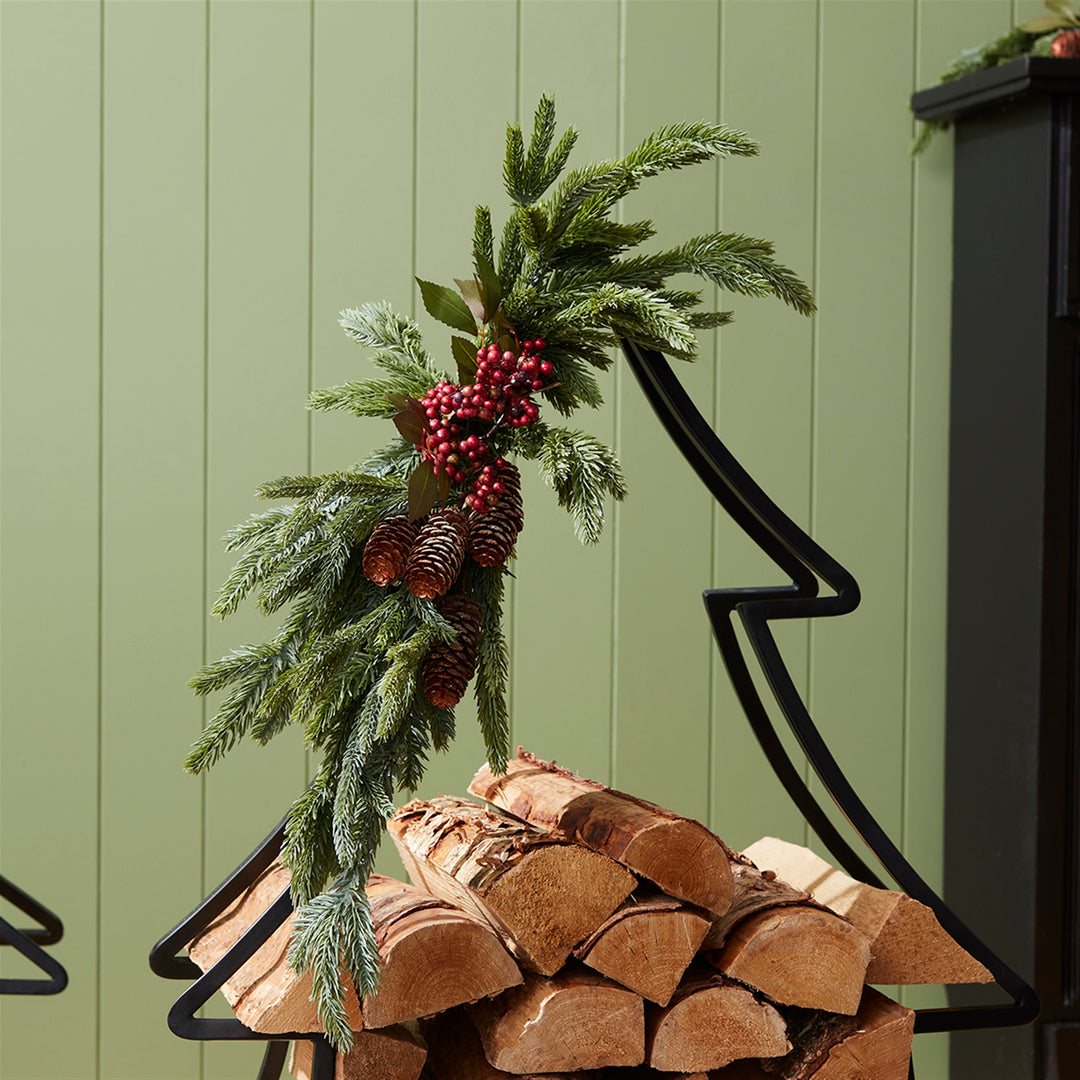 Woodland Grace Fern Spray — 34"
