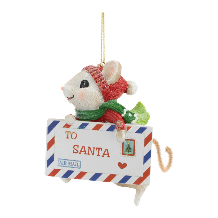 Christmas Cheer Mouse Ornament — Three Charming Styles