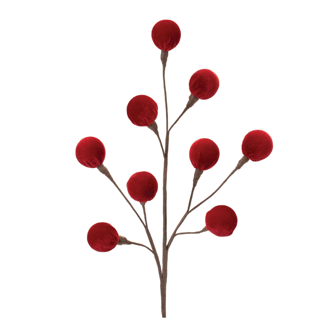 Crimson Charm Pod Spray – 23″