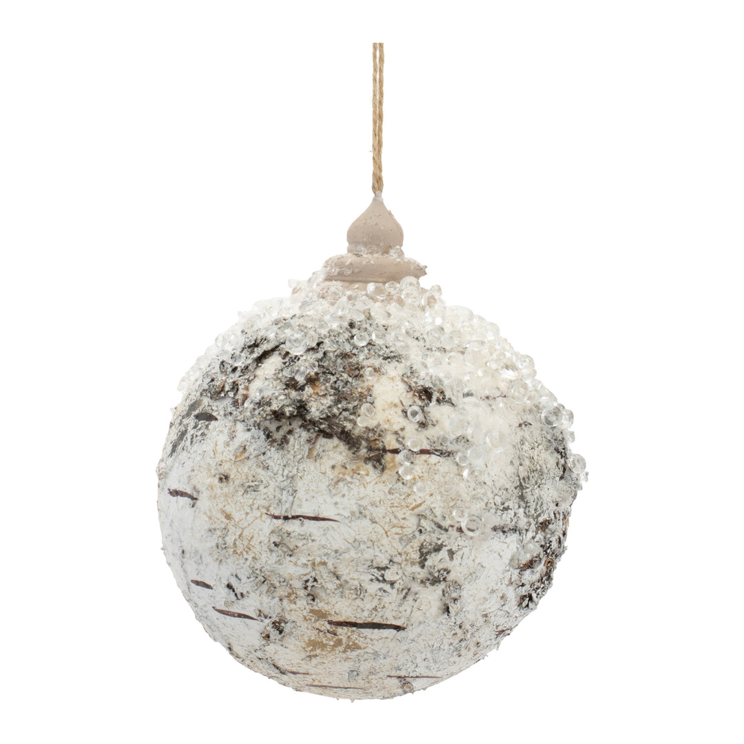 Winter Birch Ball Ornaments