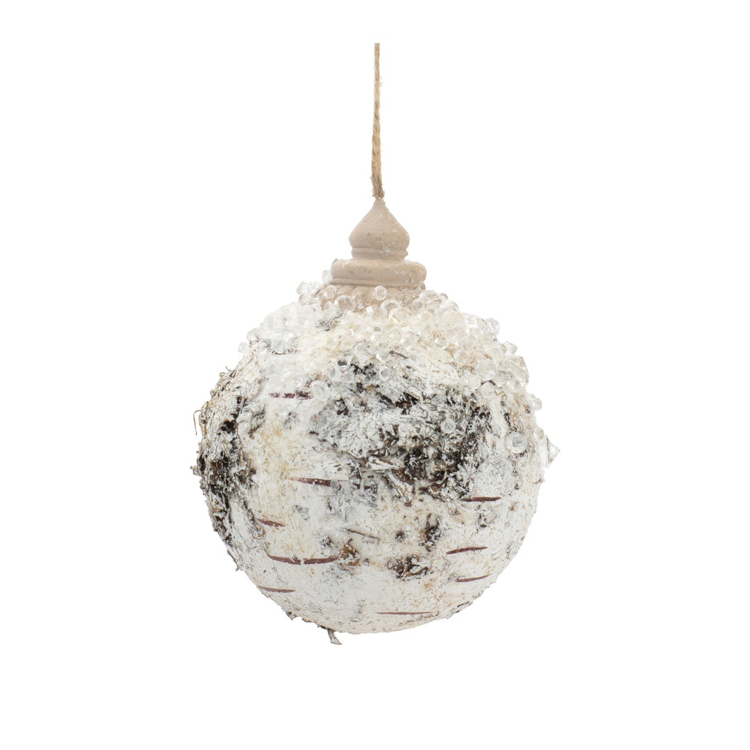 Winter Birch Ball Ornaments