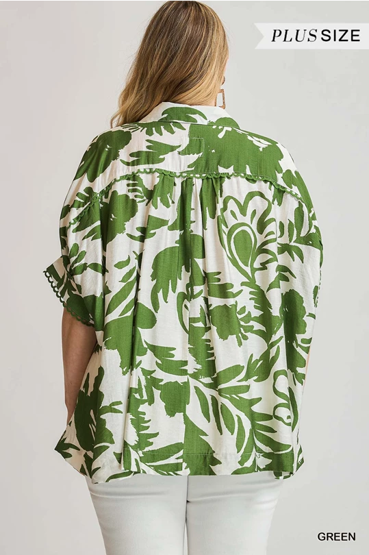 Green with Envy Top