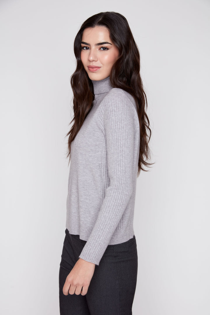 Silver Lining Turtleneck Sweater
