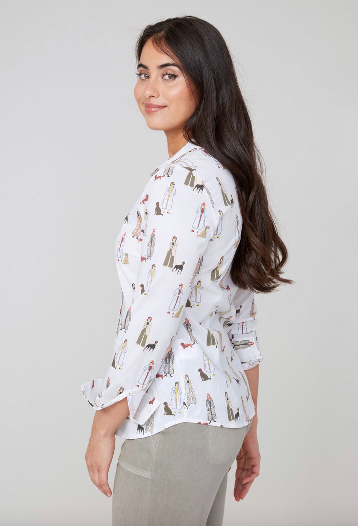 Walk the Dog Button-Up Shirt