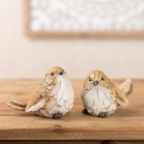 Brown Resin Birds