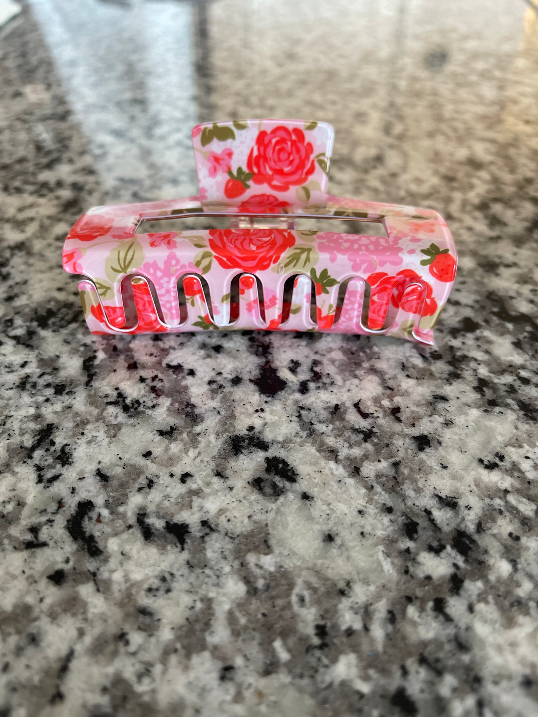 Floral Claw Clip
