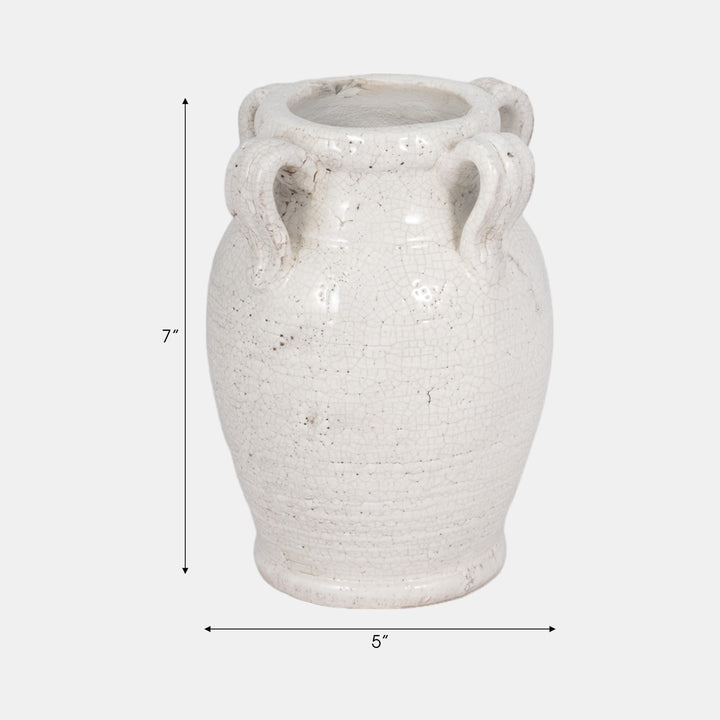 Calais Crackle Handle Pot