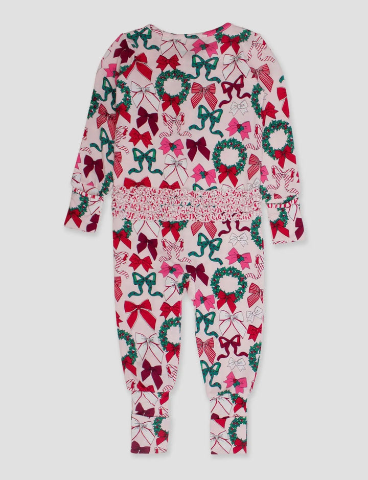 Bows & Wreaths Convertible Onesie