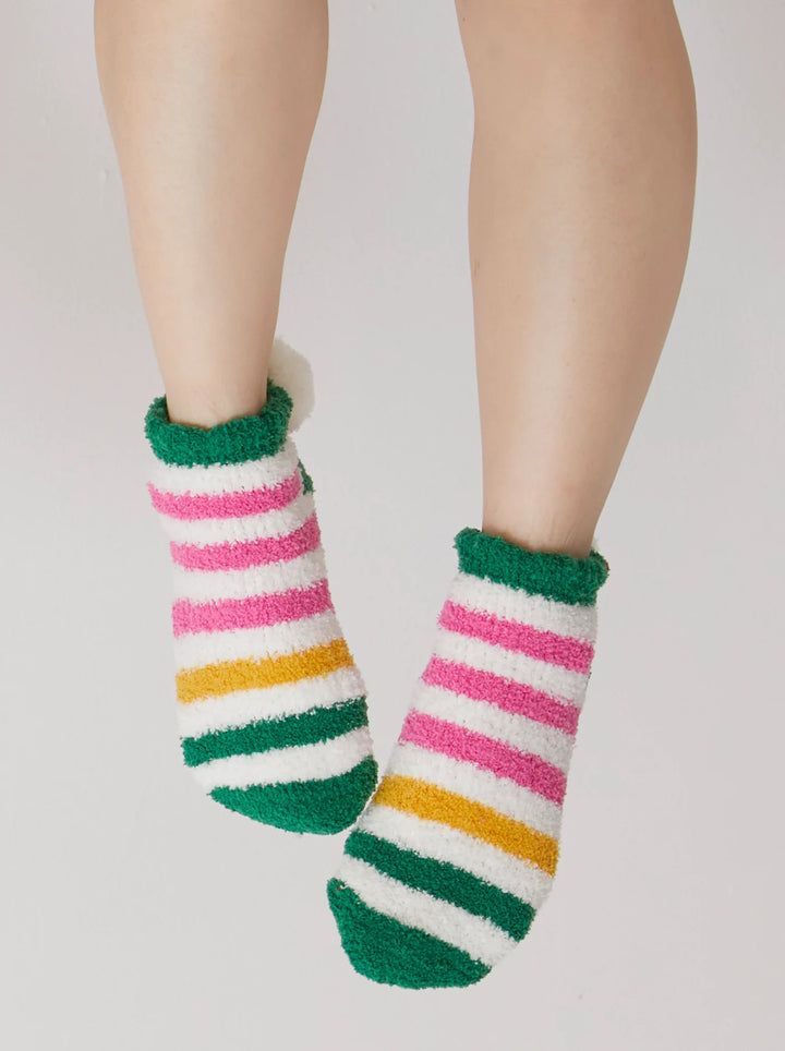 Peppermint Stripe Cozy Socks