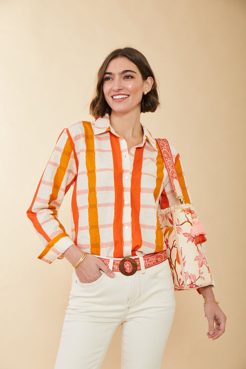 Aida Button Down Top