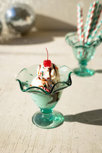 Glass Ice Cream Dish