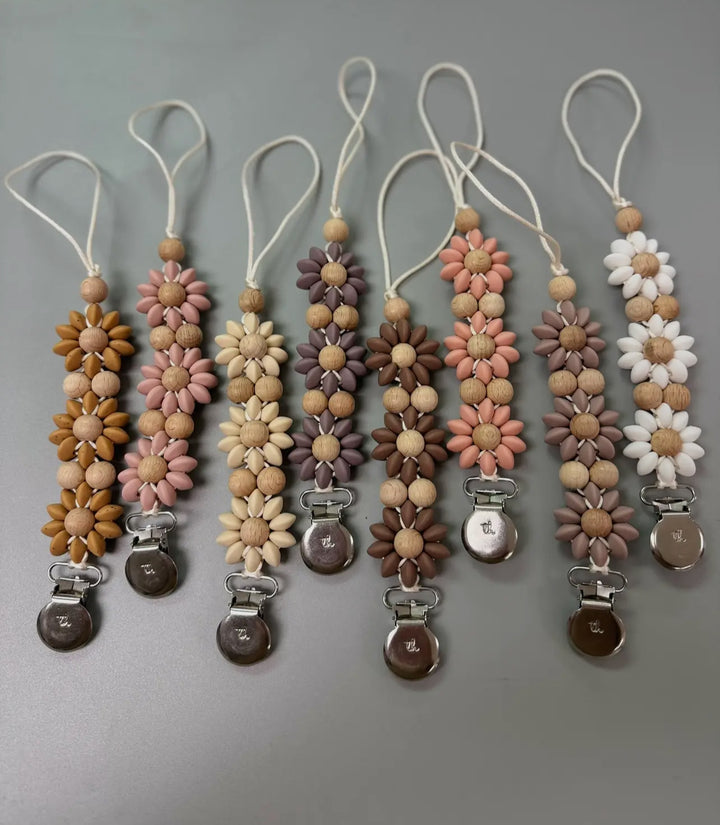 Daisy & Beech Wood Pacifier/Toy Clip
