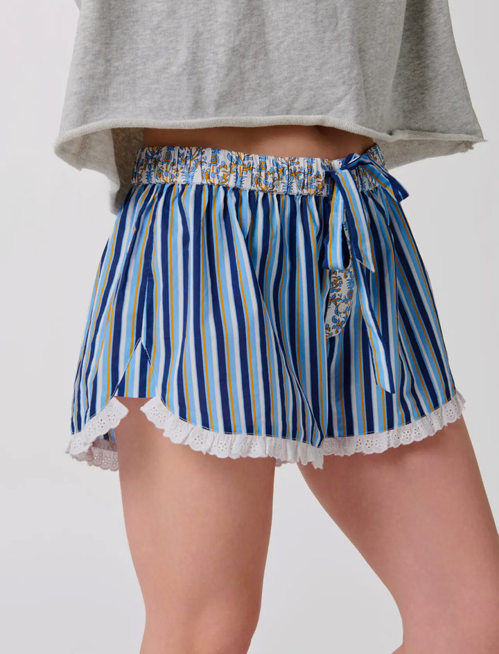 Seaside Stripe Lounge Shorts