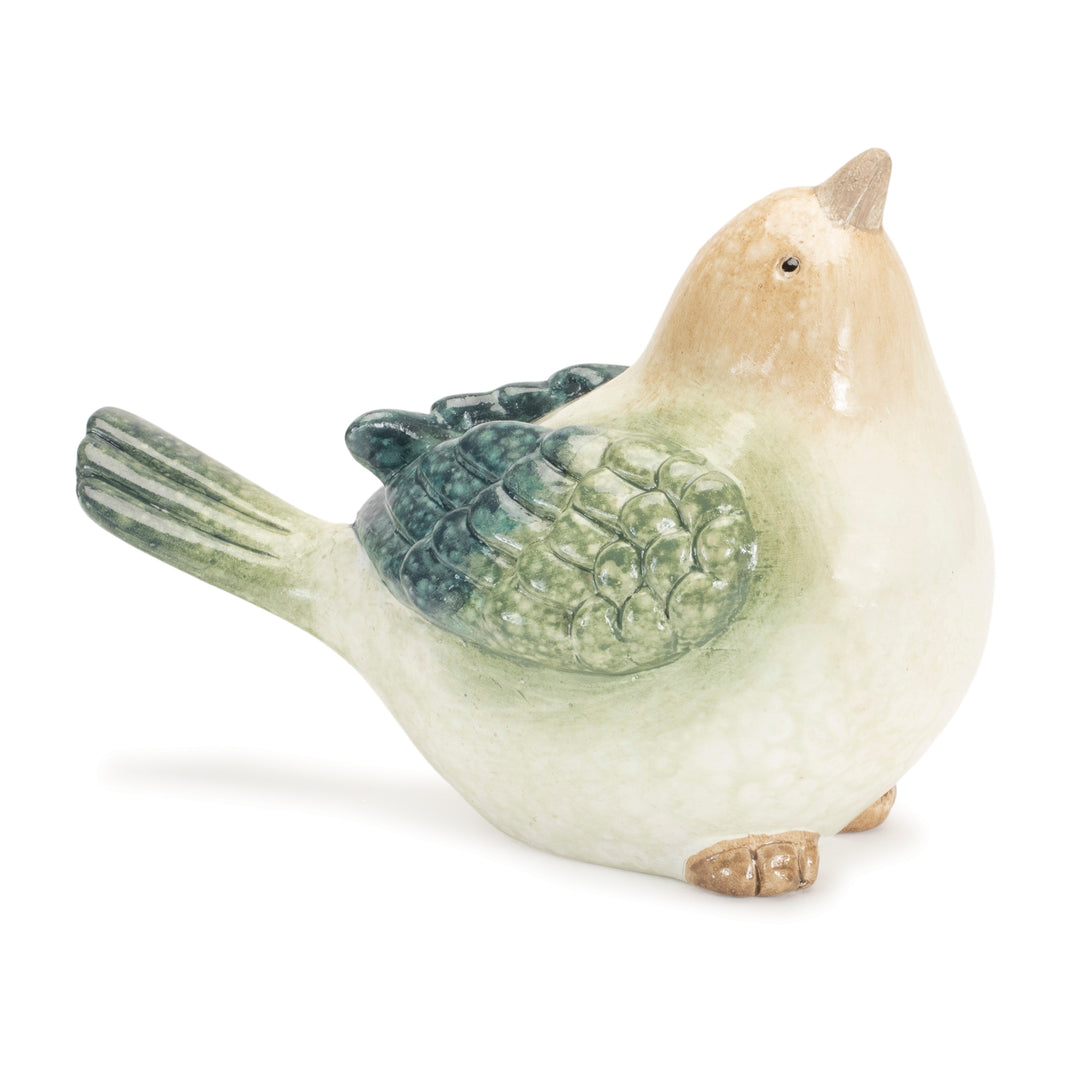 Green Terra Cotta Bird