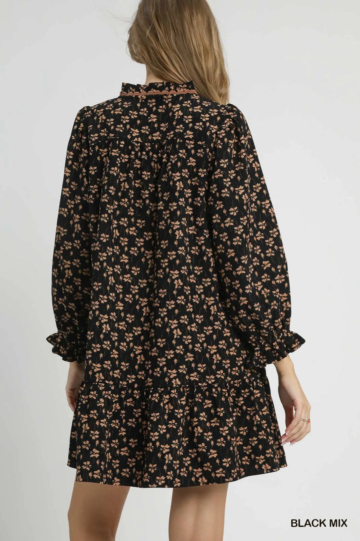 Ditsy Floral Babydoll Dress