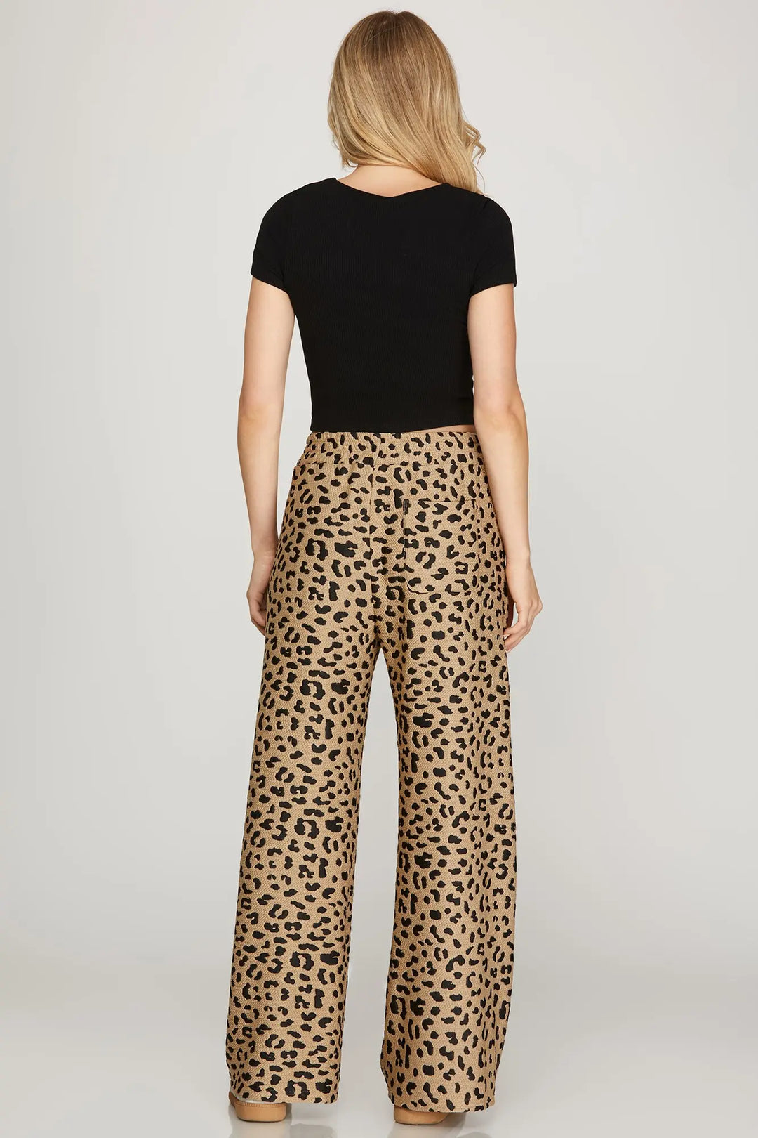Luxe Spots Wide Leg Pant