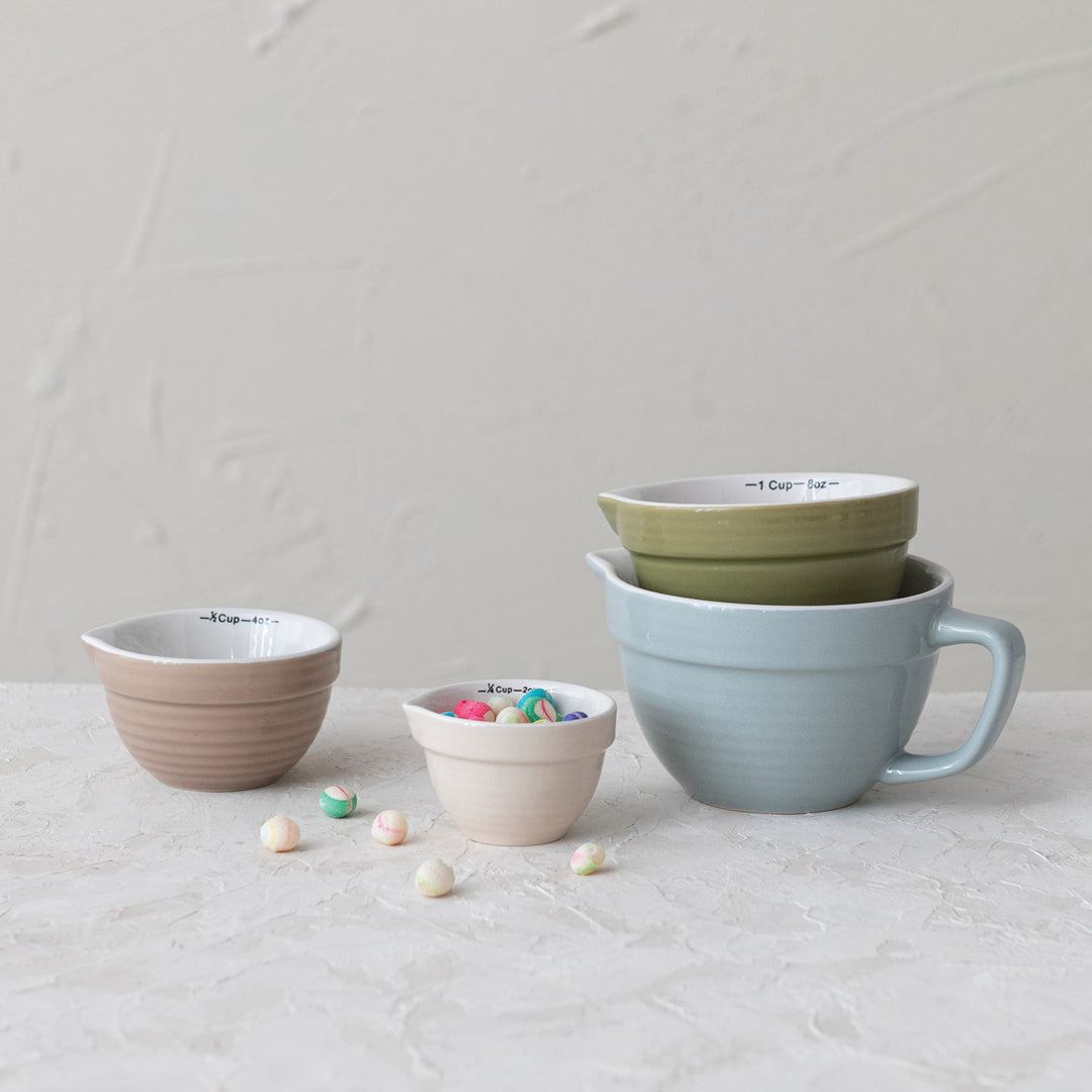 Homestead Stoneware Measuring Cup Set