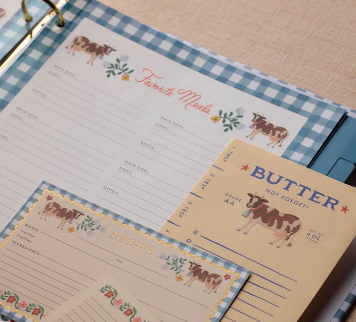 Farmhouse Keepsake Recipe Binder