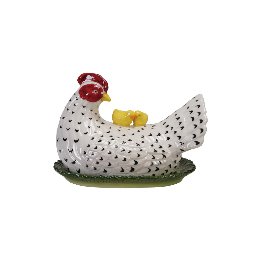 Farmhouse Hen Butter Dish