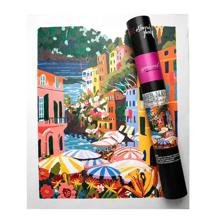Flower Market Paint-by-Numbers Kit