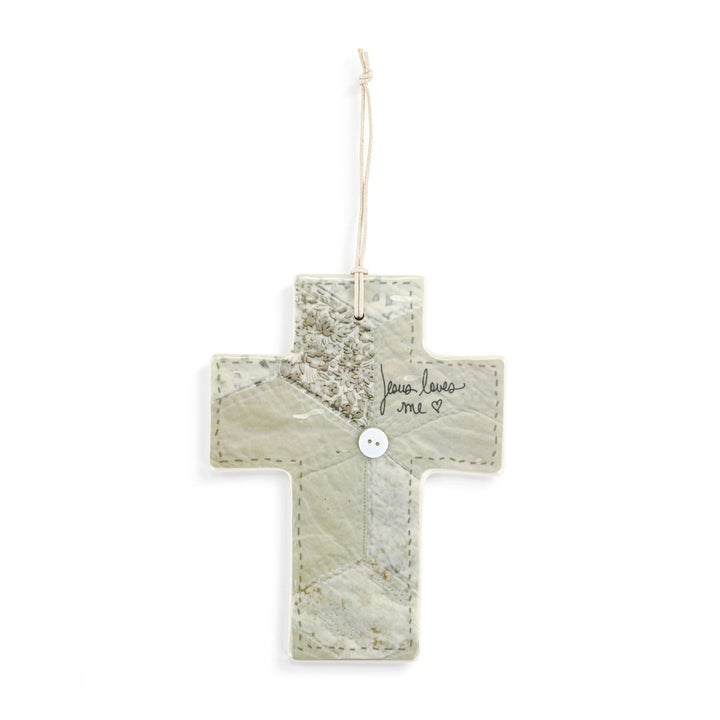 Patchwork Faith Wall Cross